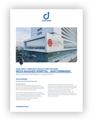 Case Study Hospital Communication System for Gruppo San Donato