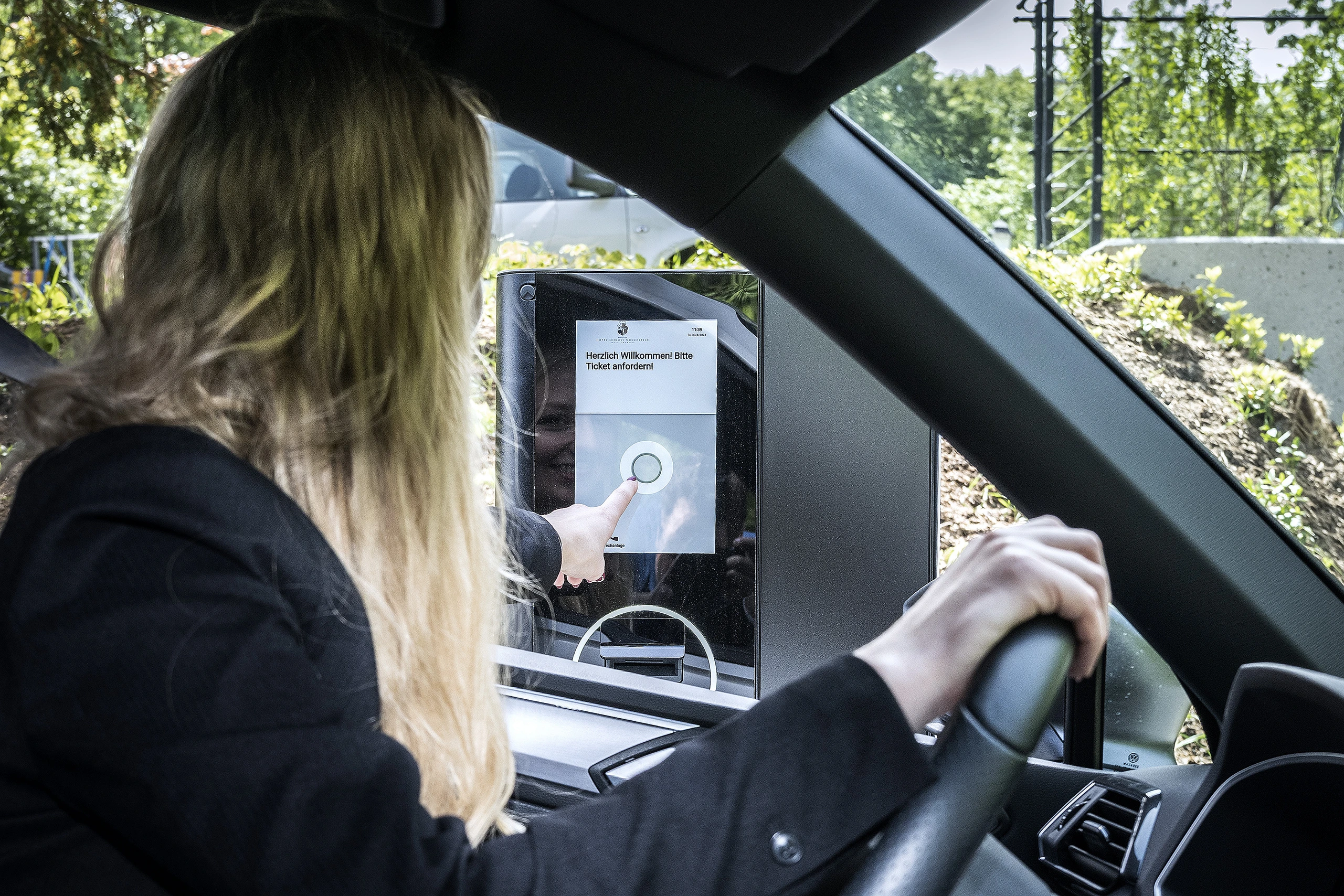 Modern hotel gate intercom enabling safe access control and guest communication