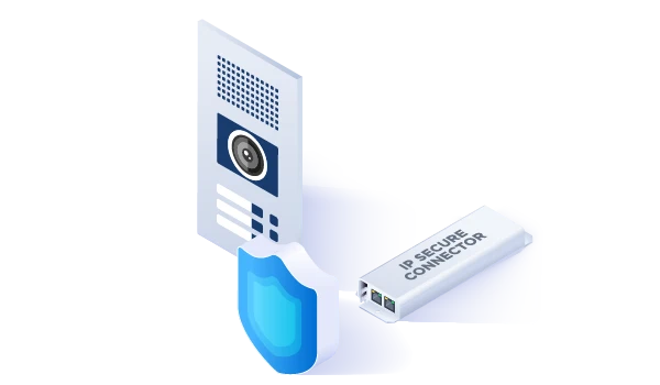 IP Secure Connector in combination with intercom stations IP Secure Connector in combination with intercom stations