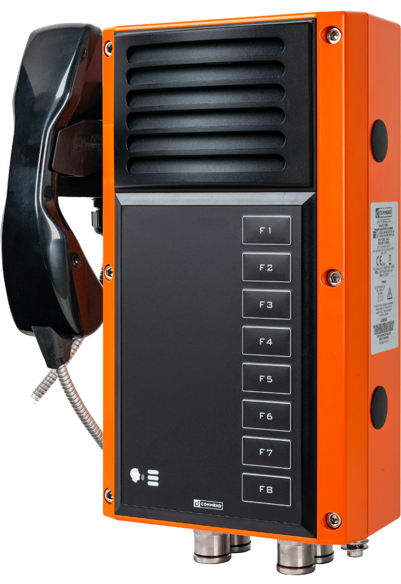 Digital Intercom stations for explosive environments EX 7008D 1 AC S H