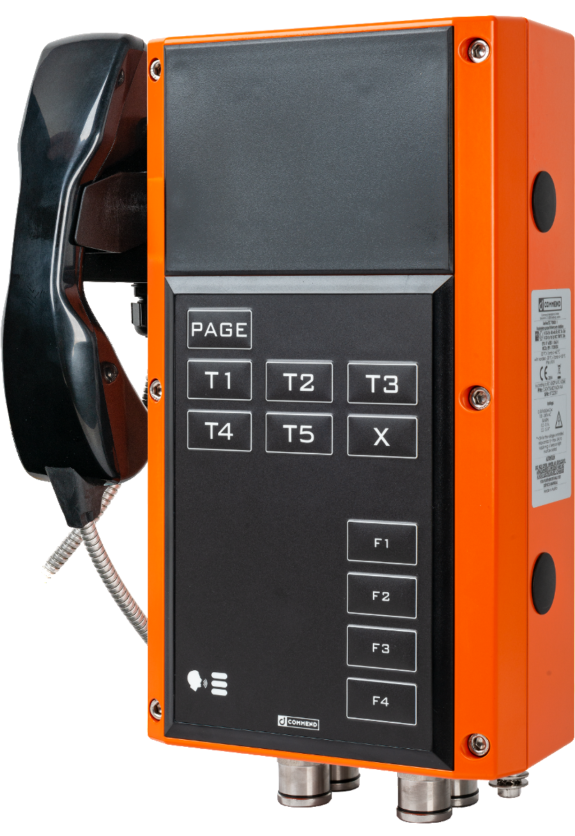 Digital Intercom stations for explosive environments EX 7P04D 1 DC H