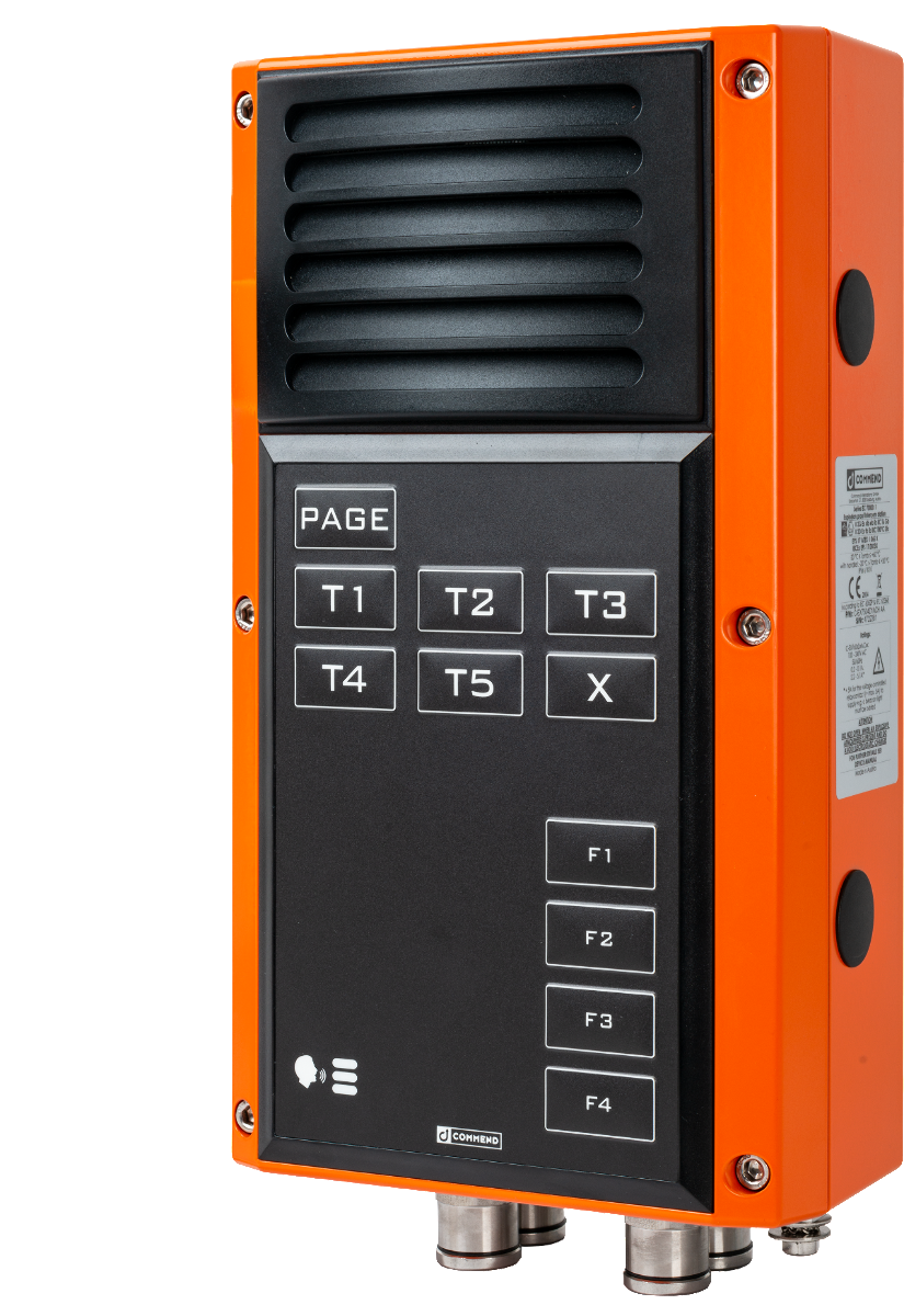 Digital Intercom stations for explosive environments EX 7P04D 1 DC S
