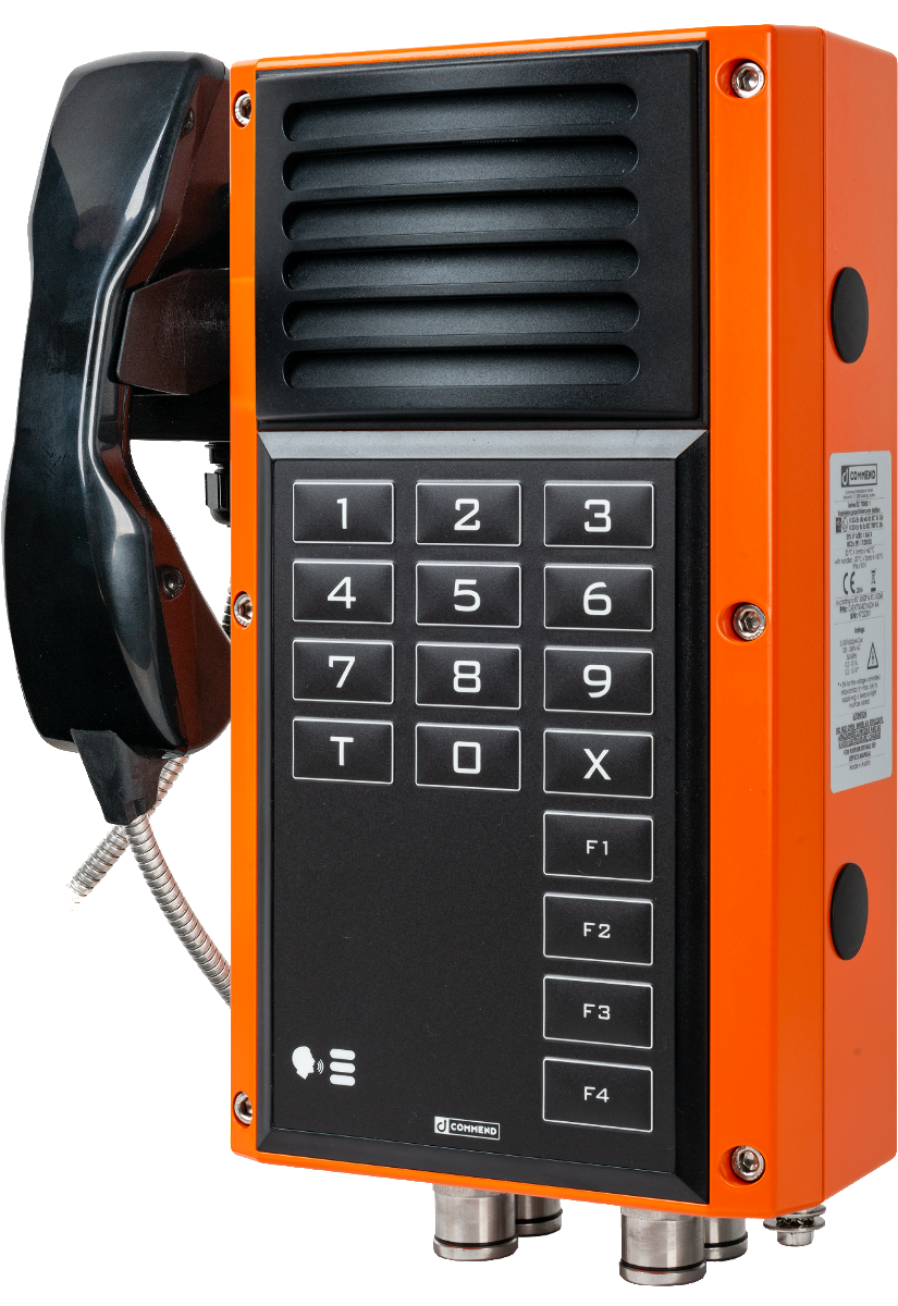 Digital Intercom stations for explosive environments EX 7504D 1 AC S H