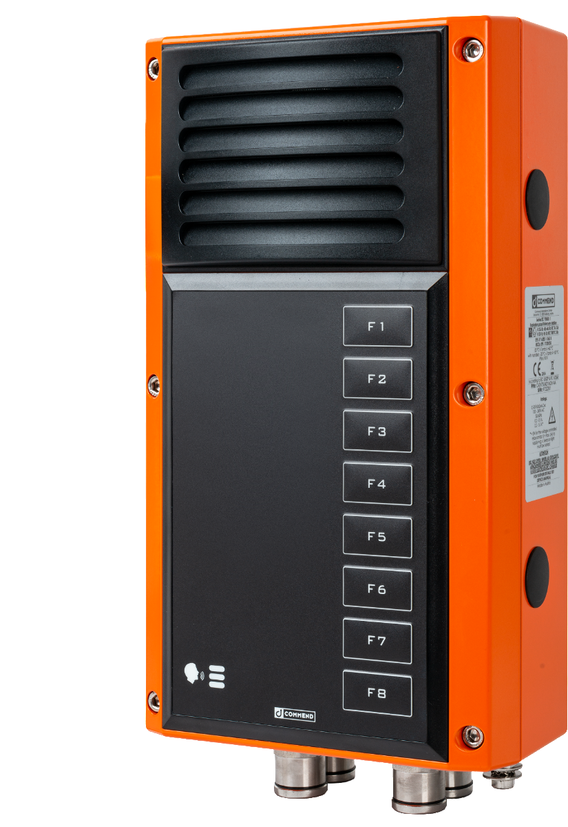 Digital Intercom stations for explosive environments EX 7008D 2 DC S